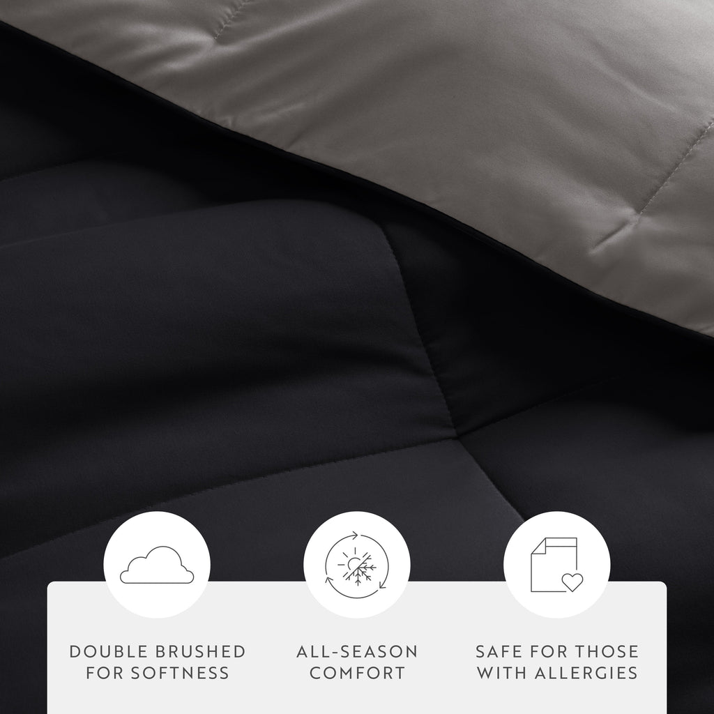 Reversible Down-Alternative Comforter Set