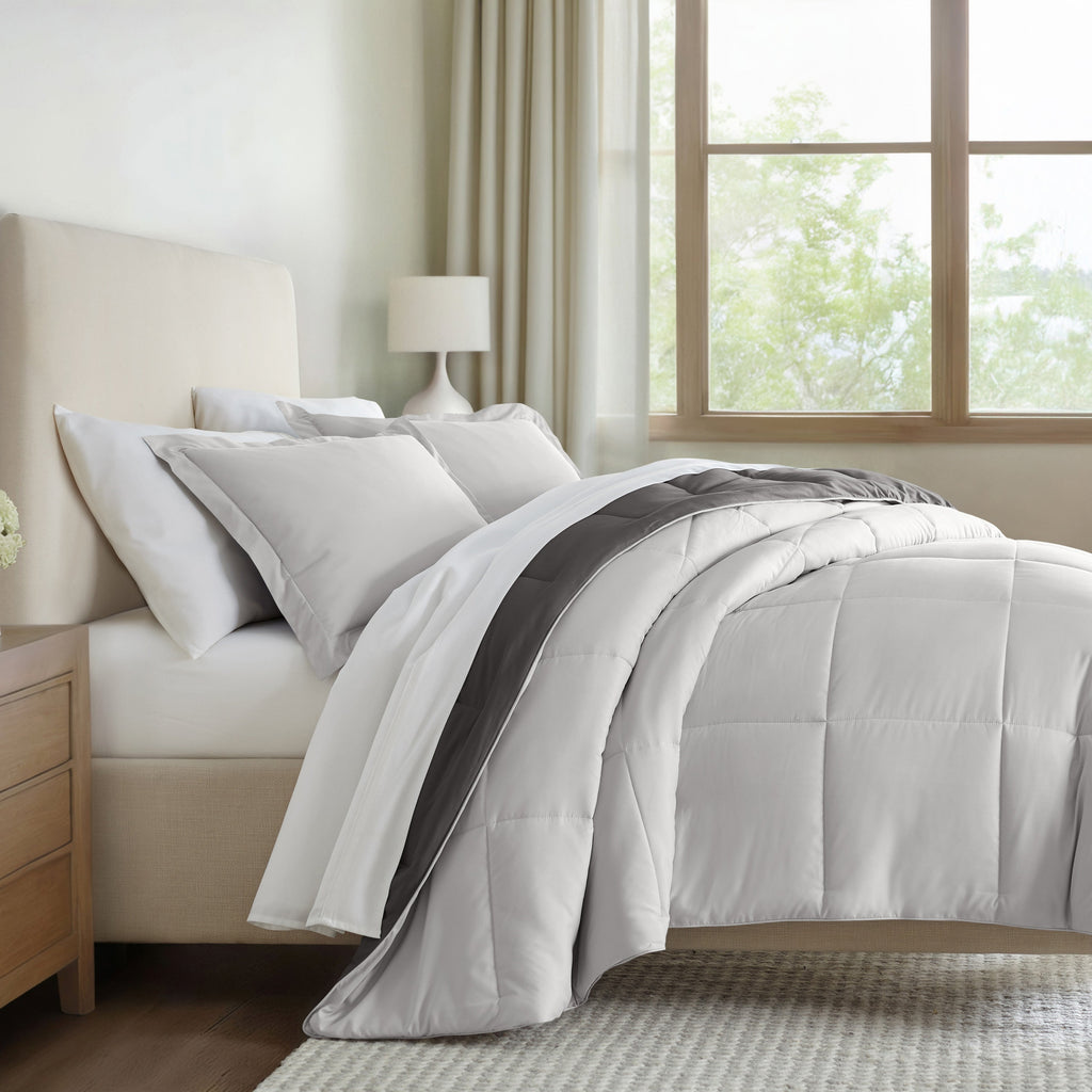 Reversible Down-Alternative Comforter Set