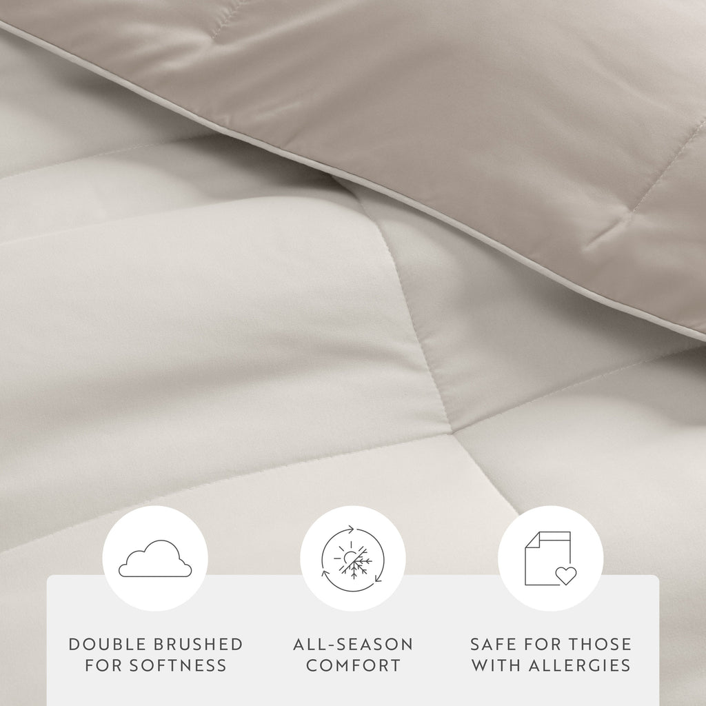 Reversible Down-Alternative Comforter Set