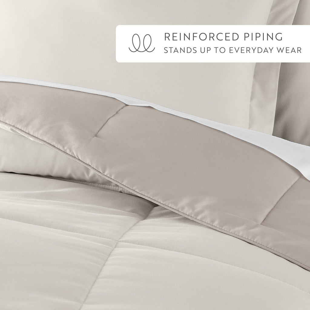 Reversible Down-Alternative Comforter Set