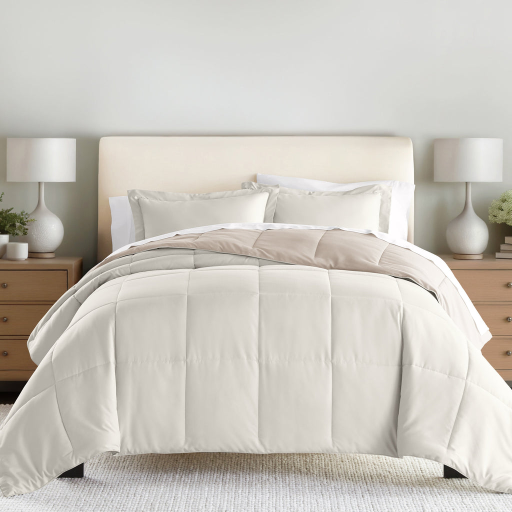 Reversible Down-Alternative Comforter Set