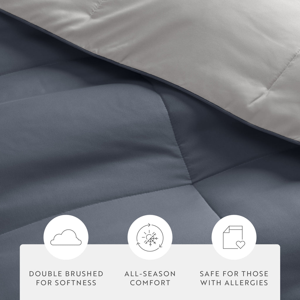Reversible Down-Alternative Comforter Set