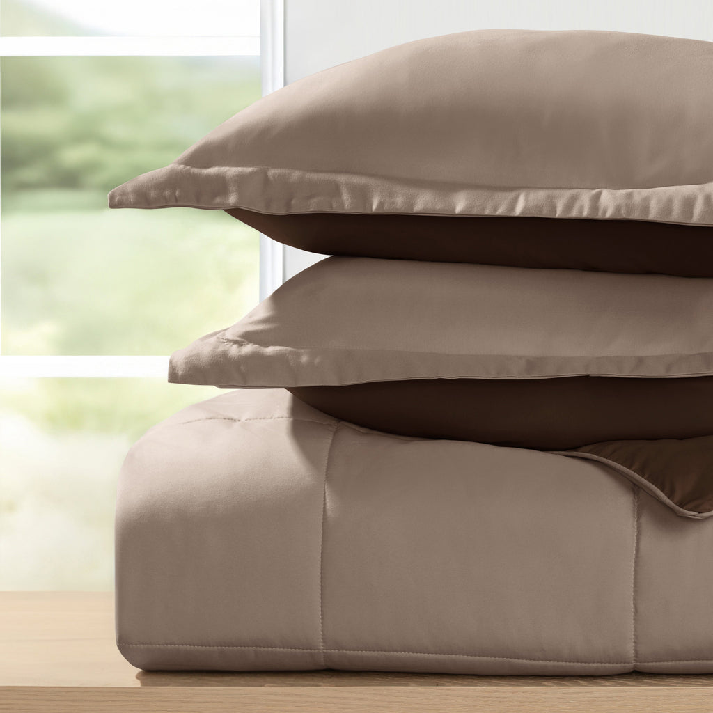 Reversible Down-Alternative Comforter Set