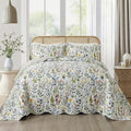 3pcs Floral Pattern bedding, Including 1 Quilt Cover And 2 Pillowcase, Is Soft, Breathable, Comfortable, Lightweight.
