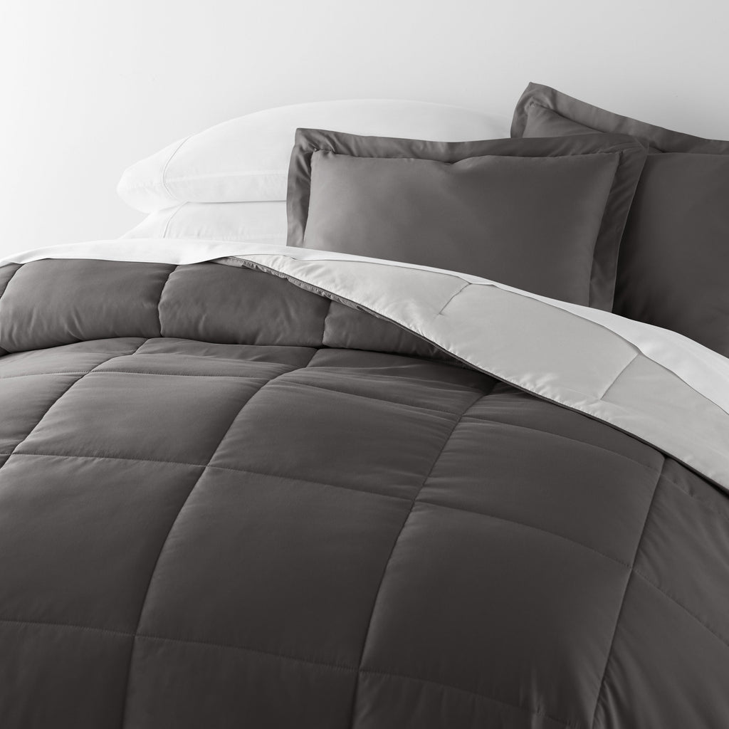 Reversible Down-Alternative Comforter Set